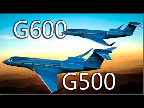 Gulfstream G500 и G600 - деловые братья