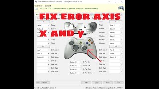 x360 2020 fix right stick axes x and y (no downloads) gamepad