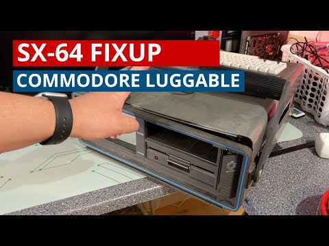 Commodore SX-64 in a mess and a bad keyboard. Can it be fixed to look nice again ?