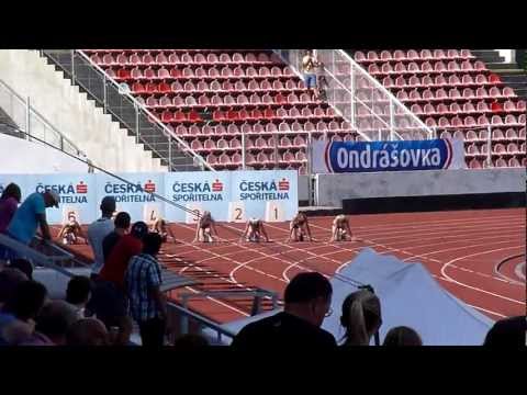 Vítězství Marti Černochové na 100m  MČR juniorek a splněný limit na MSJ 11,73 s.!!