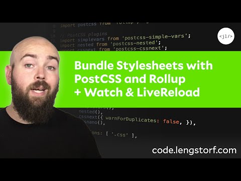 How to Bundle Stylesheets and Add LiveReload With Rollup