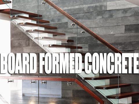 Board Formed Concrete