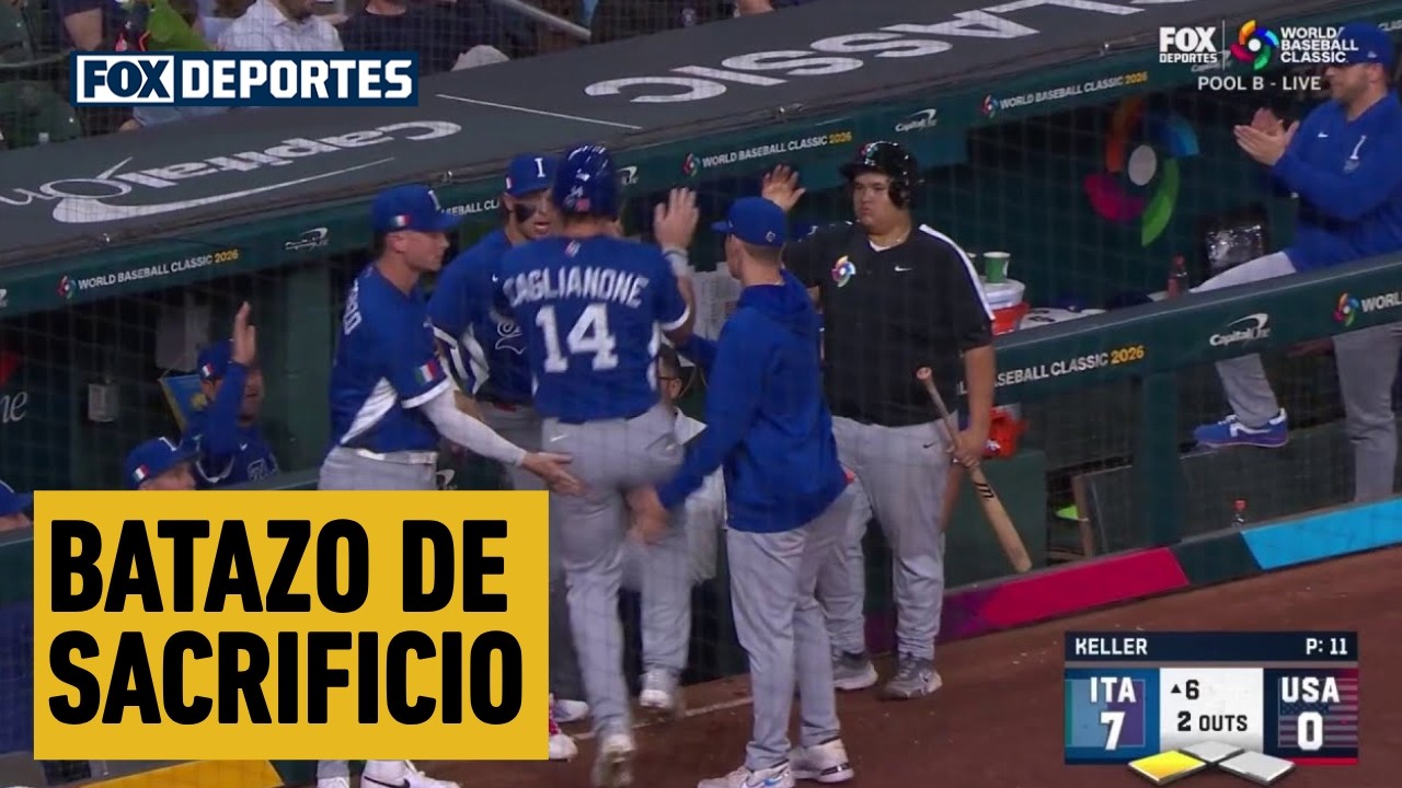 😱😎 BATAZO DE SACRIFICIO Dante Nori | Italia 7-0 USA | WBC 2026