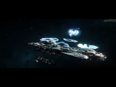 StarCitizen 3.0-679448 PTU Constellation Aquila attacked, shields hit goes Boom