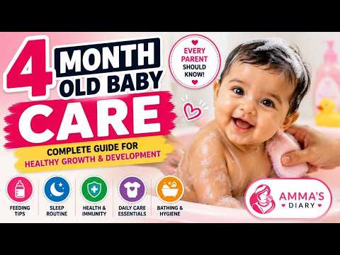4 Month Baby Care | Better Sleep & Healthy Growth!