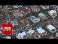 Hurricane Irma: Roofs blown off, houses under water in Sint-Maarten  - BBC News