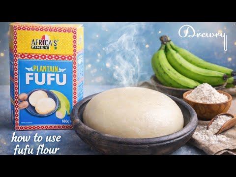 HOW TO PREPARE FUFU FLOUR ON STOVE