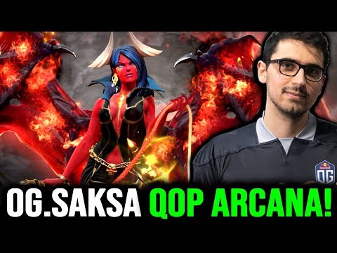 OG.SAKSA New Queen of Pain Arcana Next Level Support Dota 2