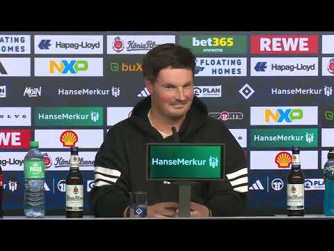 HSV Pressekonferenz vor dem Spiel gegen RB Leipzig