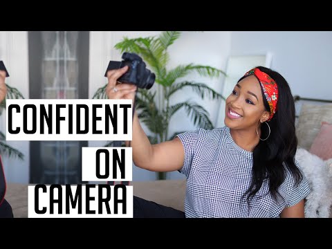 How to be Confident & Comfortable on Camera | Tips for talking to a camera as a small YouTuber Video