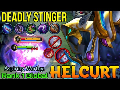 Deadly Stinger Helcurt The Scorpio! - Top 1 Global Helcurt by Aspiring Worthy. - Mobile Legends