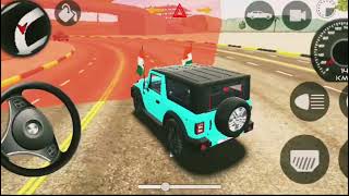 Indian Cars Simulator 3D [ Mahindra Turquoise Thar ] Modified Dollar Songs | Android Gameplay Video