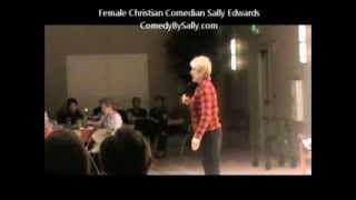preview picture of video 'Zanies Comedy Club Comedian Sally Edwards - Christian Event'