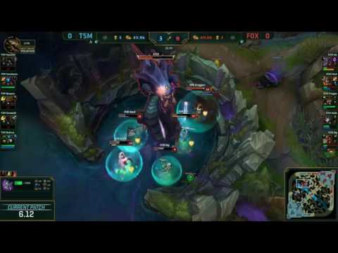 LoL Highlights TSM vs FOX Game 1   LCS NA Summer 2016 25 06 2016   Team SoloMid vs Echo Fox