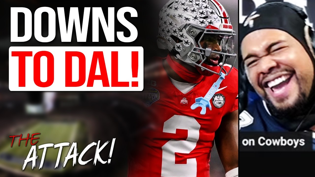 Attack! on Cowboys LOSES HIS MIND After Dallas Cowboys TRADE UP For Ohio State Safety Caleb Downs!