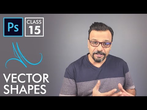 Vector Shapes Adobe Photoshop for Beginners Class 15 Urdu Hindi