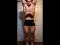 Precontest Posing Practice Natural Bodybuilding Garry Engle 7.5 weeks