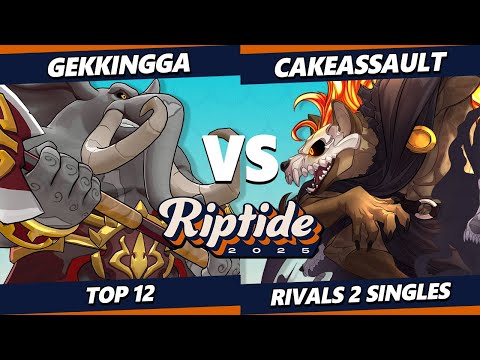 Riptide 2025 - Gekkingga (Loxodont) Vs. CakeAssault (Forsburn) Rivals of Aether II - RoA2