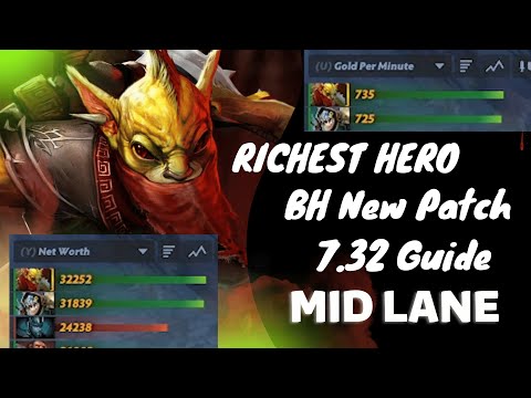 Bounty Hunter Dota 2 Mid | TAG and TOSS Build - Richest Hero In Dota 2 | 7.32 Update