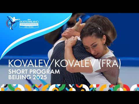 KOVALEV / KOVALEV (FRA) | Pairs Short Program | #SkateToMilano | 2025 – Beijing