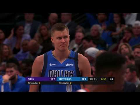 Kristaps Porzingis vs. Suns: 9 pts, 3 reb, 1 ast 2019/2020 Regular season [28.01.20.]
