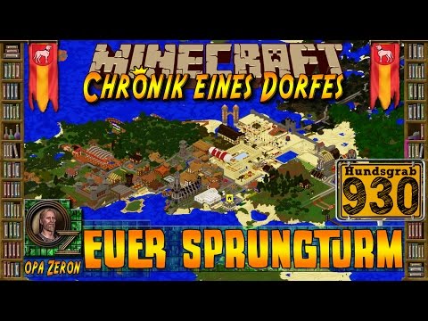 Minecraft #930 - Chronicle of a Village - Your Diving Tower [HD+German]