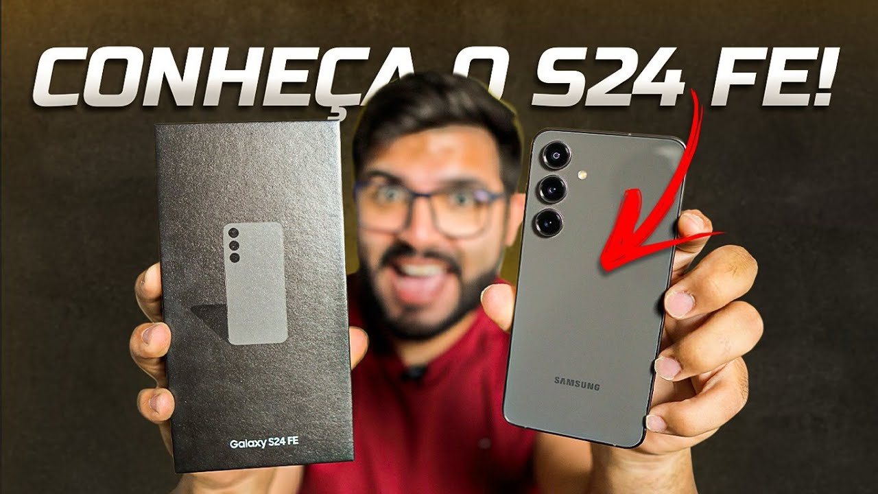 CHEGOU! Galaxy S24 FE está incrível, com MAIS BATERIA e POTÊNCIA!