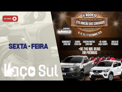 10º RODEIO INTERESTADUAL DE LAÇO CTG RINCÃO DOS COROADOS - CACIQUE DOBLE - RS