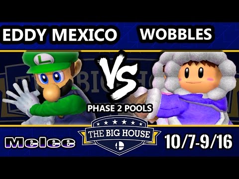 TBH6 SSBM - PG Wobbles (Ice Climbers) Vs. Eddy Mexico (Luigi) Smash Melee Pools