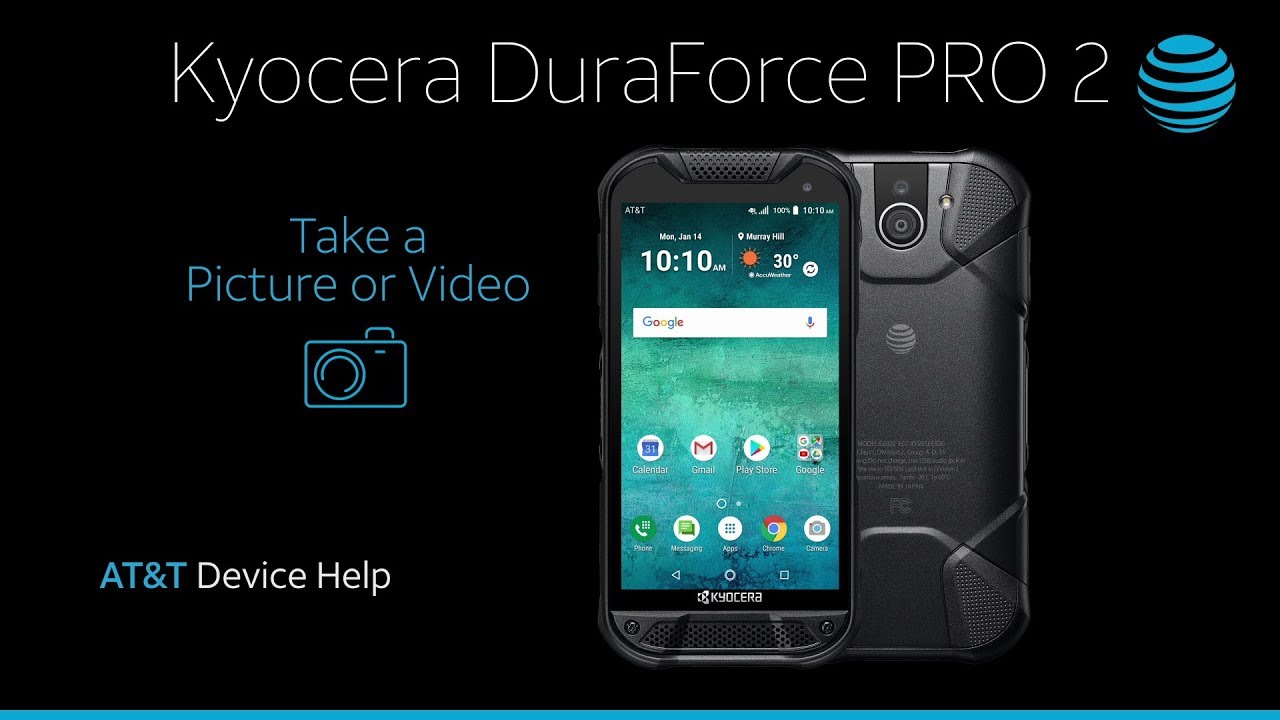 How to Take a Picture or Video on Your Kyocera DuraForce PRO 2  | AT&T Wireless