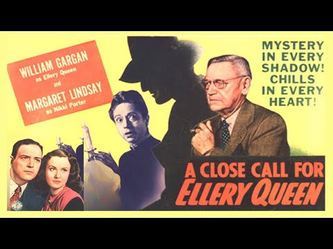 A Close Call for  ELLERY QUEEN 1942 Film Featuring William Gargan - FULL LENGTH CRIME MOVIE