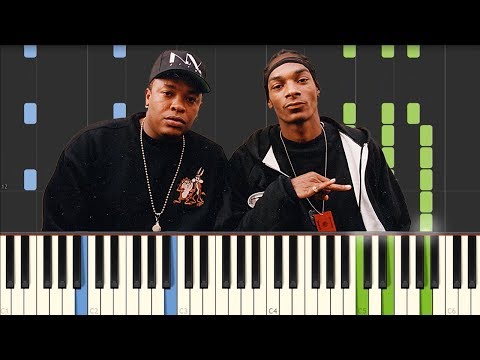 Still D.R.E. -  Dr. Dre featuring Snoop Dogg [Piano Tutorial] (Synthesia)