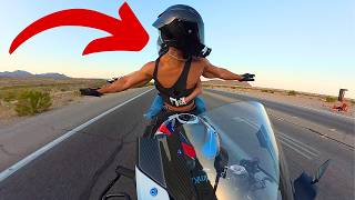Taking Her on a Fast Ride!