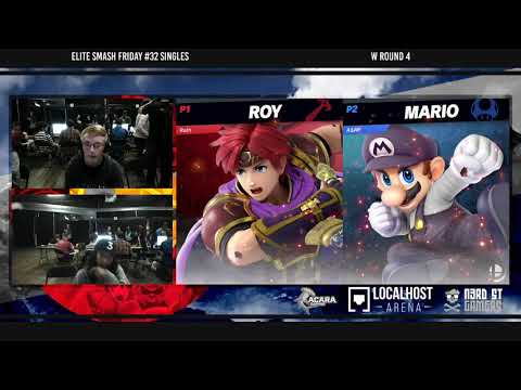Elite Smash Friday #32 - Prey! (Roy) Vs. AcaRa|Mellow (Mario) - Winners Round 4