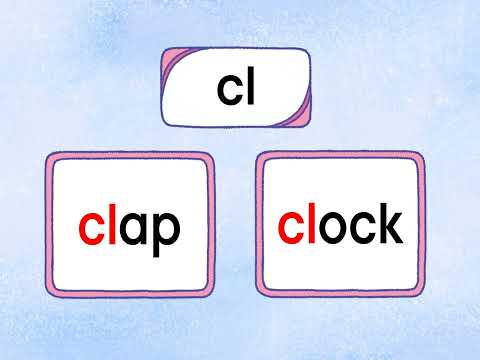School Phonics 3 Unit 6 Word Chant - bl cl gl pl
