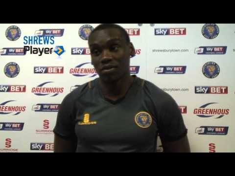 Jermaine Grandison pre Colchester United away 13/14