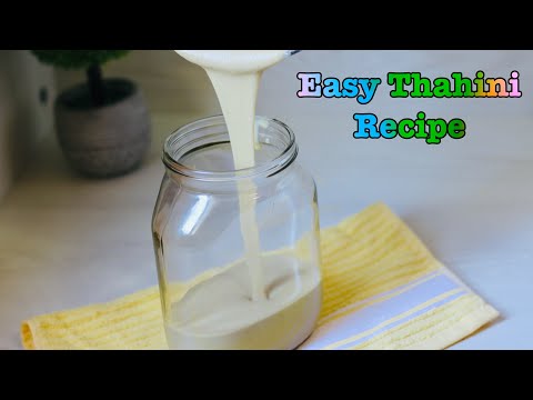 Simple Homemade Tahini Recipe | Easy Tahini Recipe | Yummy Treats