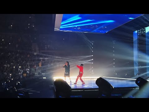 Kendrick Lamar Performing with J. Cole in Detroit