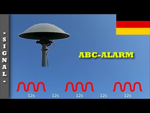 Sirenensignal "ABC-Alarm" (Deutschland) | E57