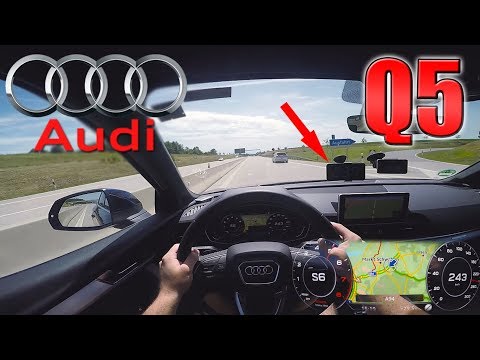2017 Audi Q5 2.0 TFSI (0-240km/h) POV- TOP SPEED, Acceleration TEST✔