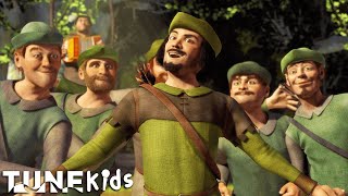&#39;Merry Men&#39; By Monsieur Hood  | Shrek (2001) | TUNE: Kids
