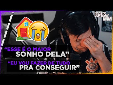 ARUAN CHORA AO FALAR SOBRE SEU SONHO DE DAR UMA CASA PARA SUA AVÓ - Cortes do Aruan