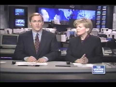 Weather Channel clip with Local Forecast, 1228 AM - 1236 AM Monday February 8, 1999