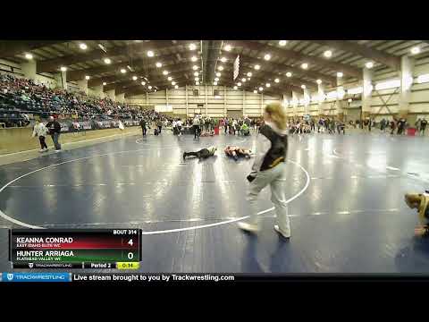 97 Lbs Cons. Round 4 - Keanna Conrad, East Idaho Elite WC Vs Hunter Arriaga, Flathead Valley WC C7