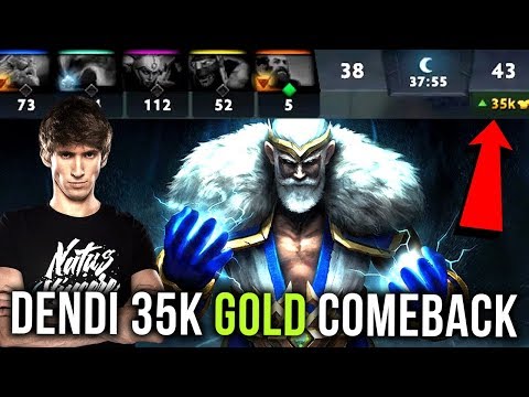 Dendi Zeus EPIC 35k Gold Lead Comeback ft. Crystallize & Cr1t