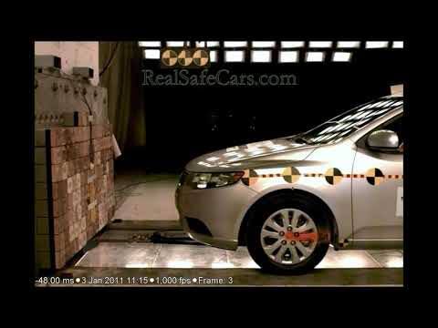 Kia Forte (2011-2013) Crash Tests (Side-Pole, Front, Side)