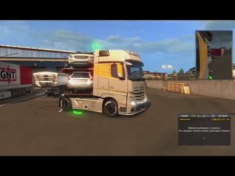 ETS2 Örebro - Jönköping with new Mercedes Actros MP4