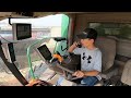 New Combine Operator with His Own Vlog Camera - 13 YEARS OLD!!