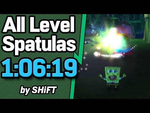 Battle for Bikini Bottom All Level Spatulas Speedrun in 1:06:19 (WR on 8/16/2019)