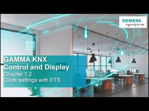 1.2 Siemens GAMMA KNX IP Control Center V4 - Date and Time